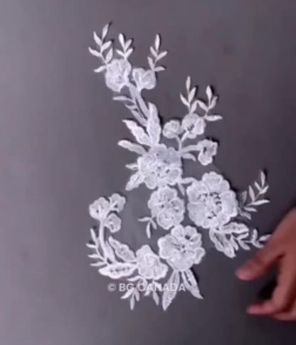 veil upgrades length lace floor personalization