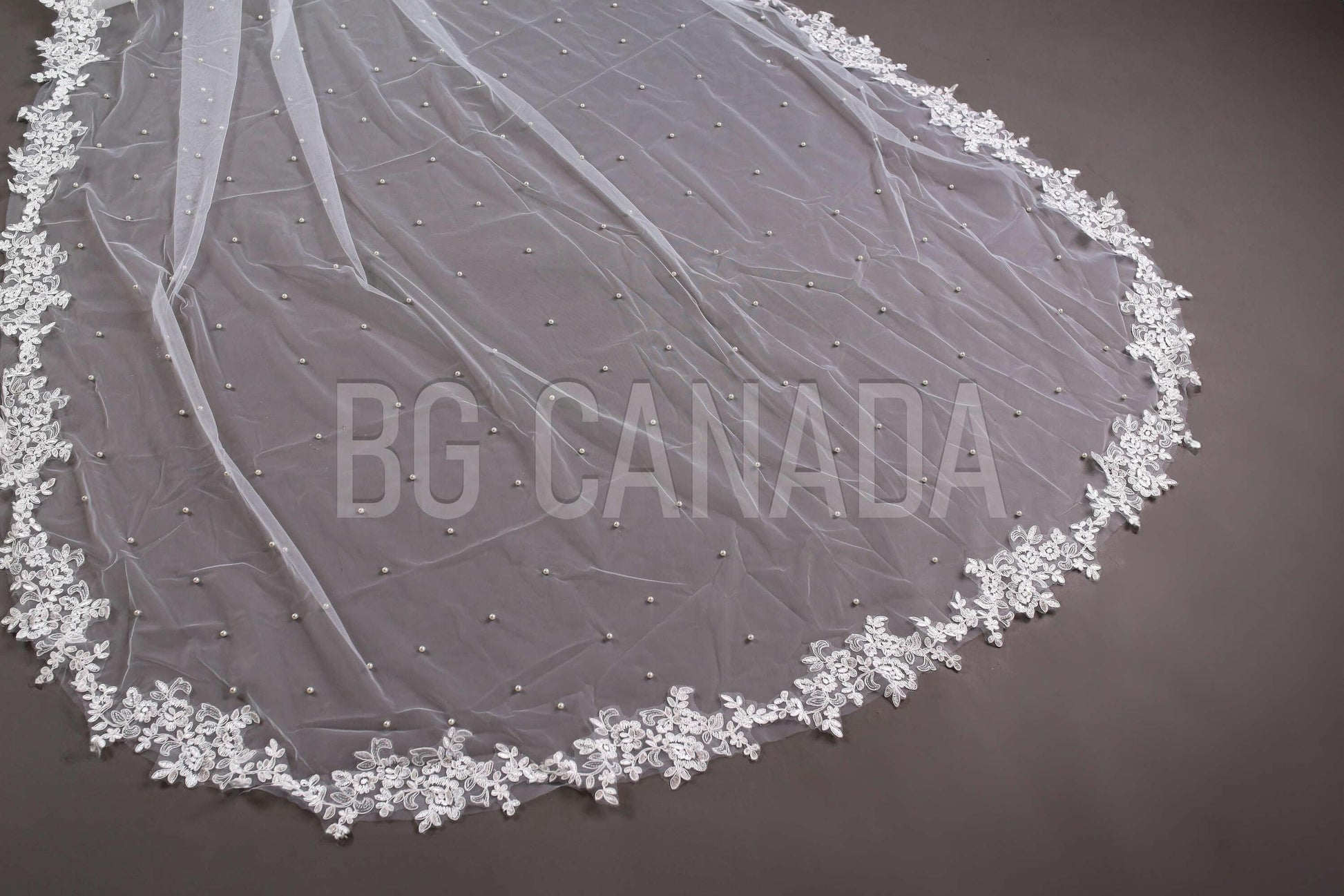 Cape Veil Wedding cape Bridal Cape veil Cape Pearl veil pearl cape veil veil with pins veil alternative