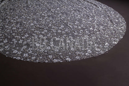 Celestine Radiance – Cathedral Bridal Veil with Sequin Floral Embroidery