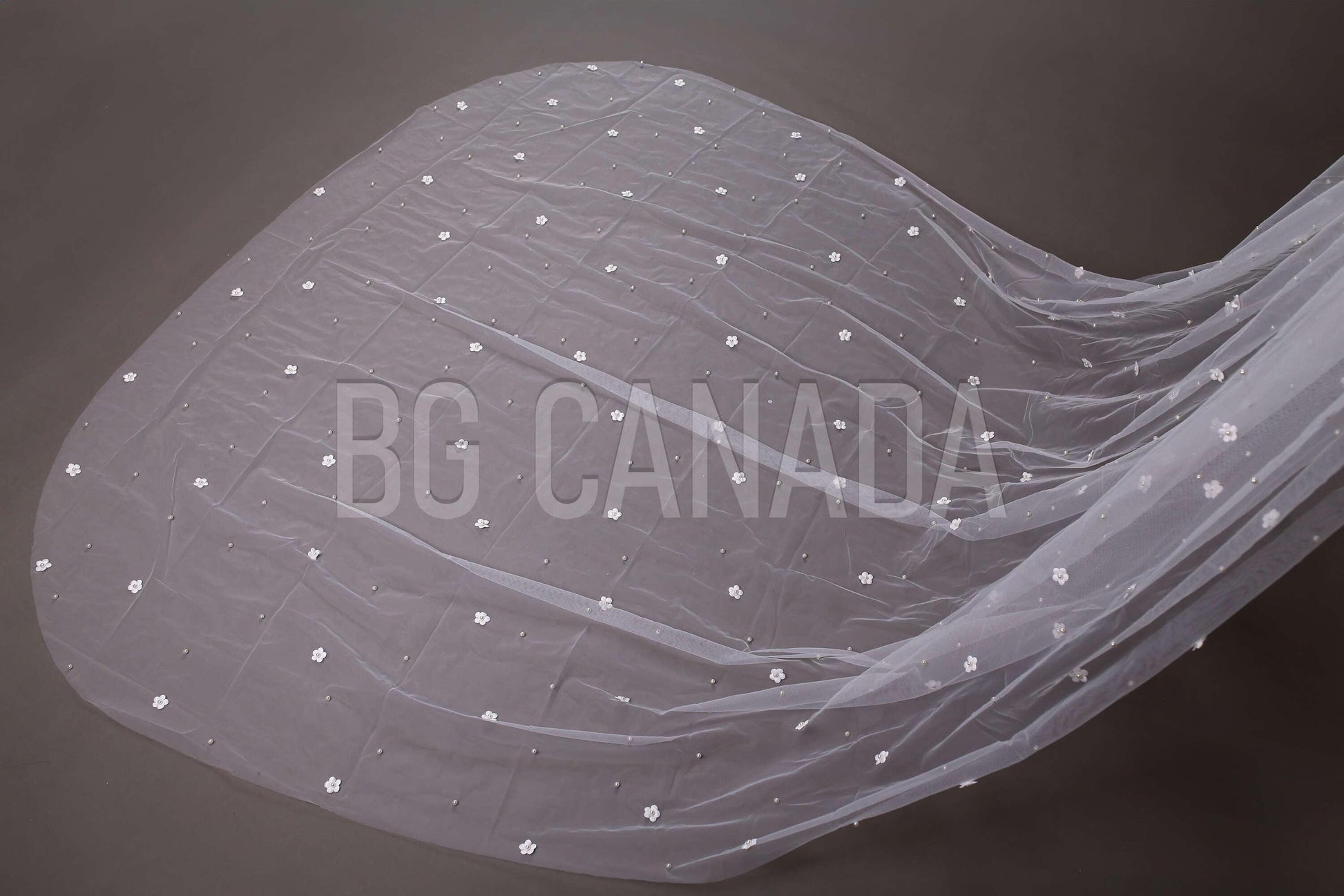 Pearl wedding veil with flower floral wedding veil pearl veil bridal pearl veil bridal veil
