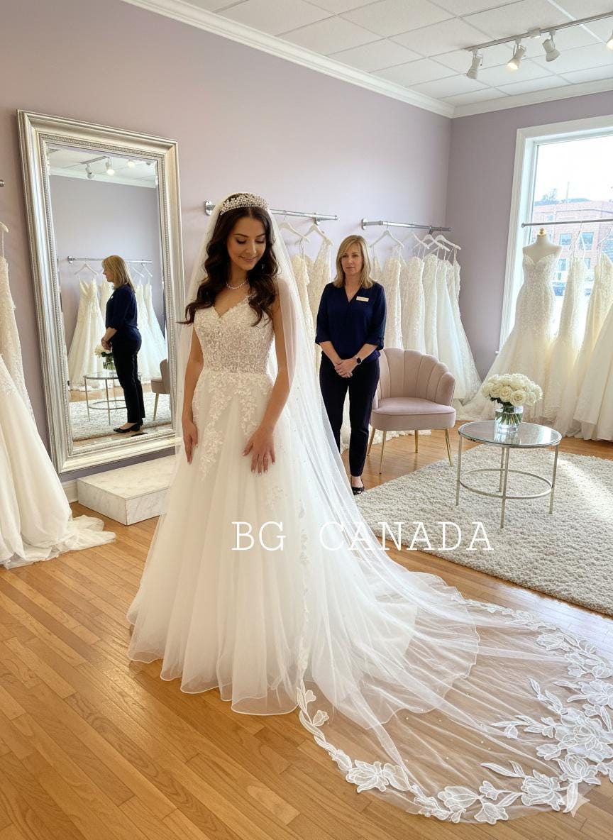 Big flower and pearl veil available in fingertip, Waltz, floor, cathedral length - white, off white, ivory