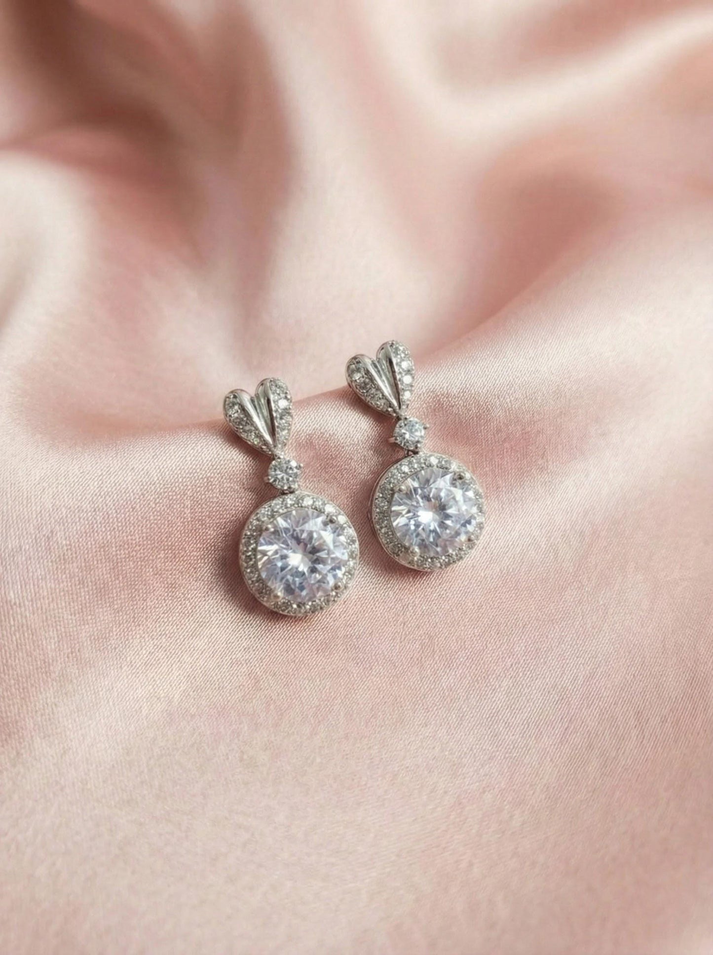 Personalized Bridesmaid Gifts • Custom Name heart Earrings • Bridal Party Jewelry • Bridesmaid Proposal Box Gift • Wedding Day Earrings