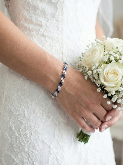 Blue Bridal Jewelry Set something blue jewelry sapphire blue earrings blue bridal necklace