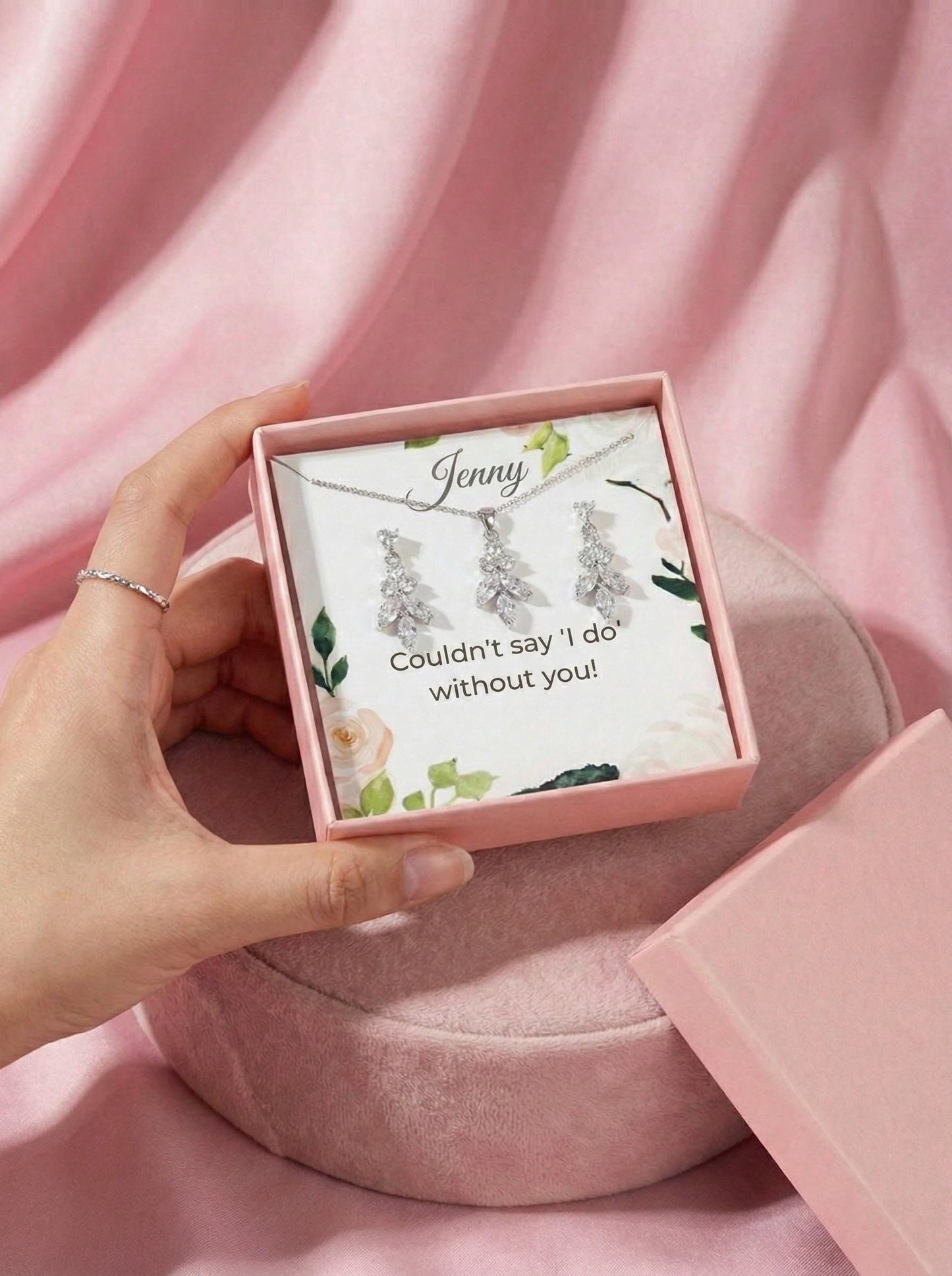 Bridesmaids gift leaf earrings simple bridal jewelry bridalparty gift affordable gift wedding gift cheap