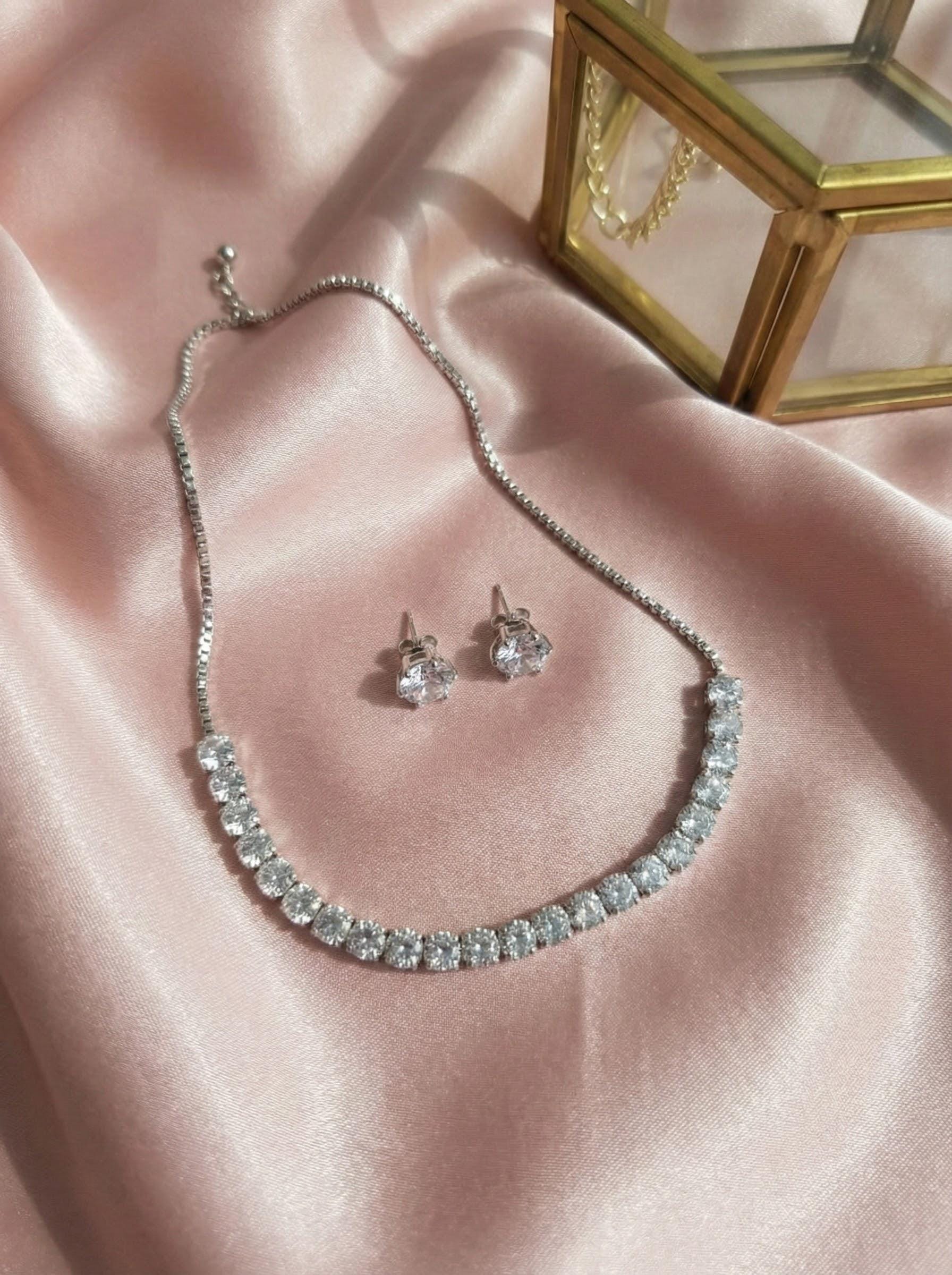 Bridesmaid Proposal Gift Set • Personalized Name Card • Earrings & Bracelet Set • Will You Be My Bridesmaid Gift • Wedding Party Jewelry