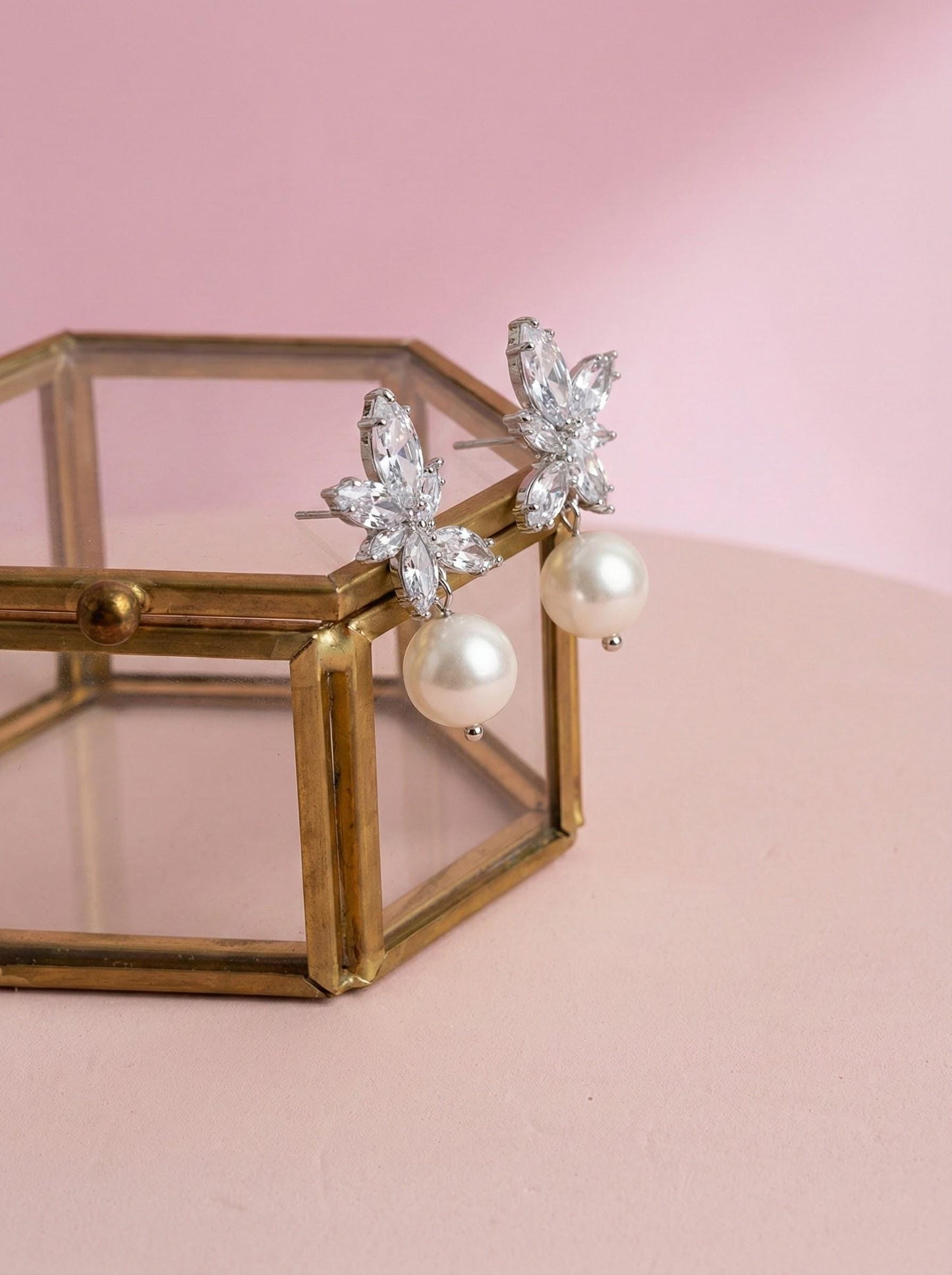 Freshwater pearl earrings wedding earrings with Freshwater pearl drop bridal earrings bridesmaids gift