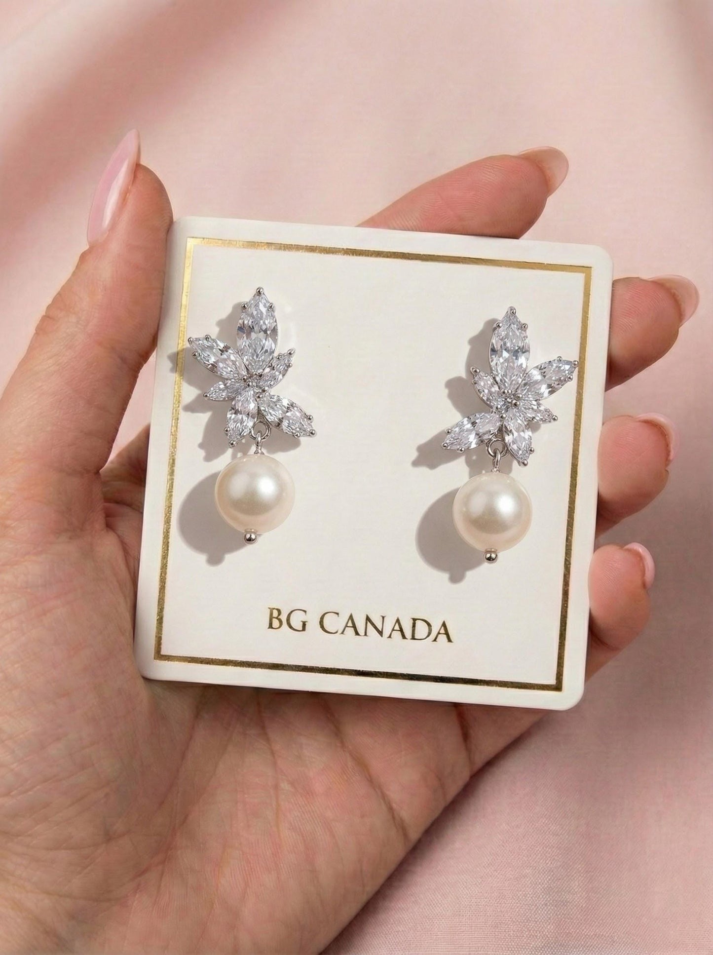 Freshwater pearl earrings wedding earrings with Freshwater pearl drop bridal earrings bridesmaids gift