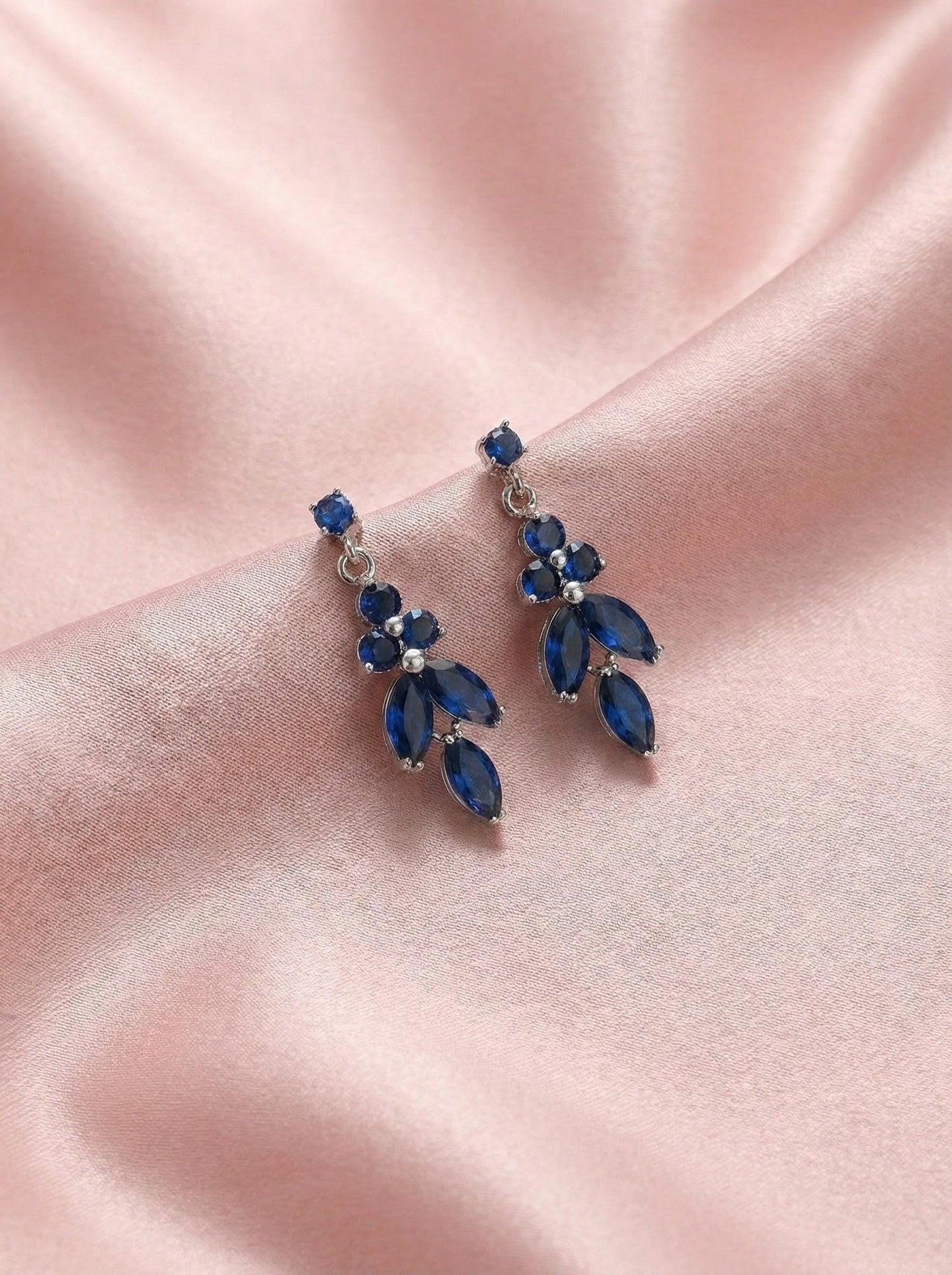 Blue Bridal Jewelry Set something blue jewelry sapphire blue earrings blue bridal necklace