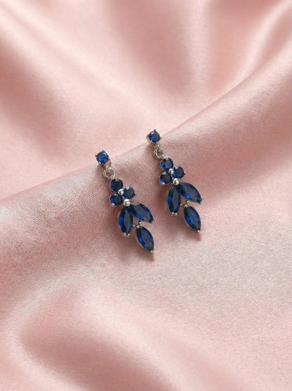 Blue Bridal Jewelry Set something blue jewelry sapphire blue earrings blue bridal necklace