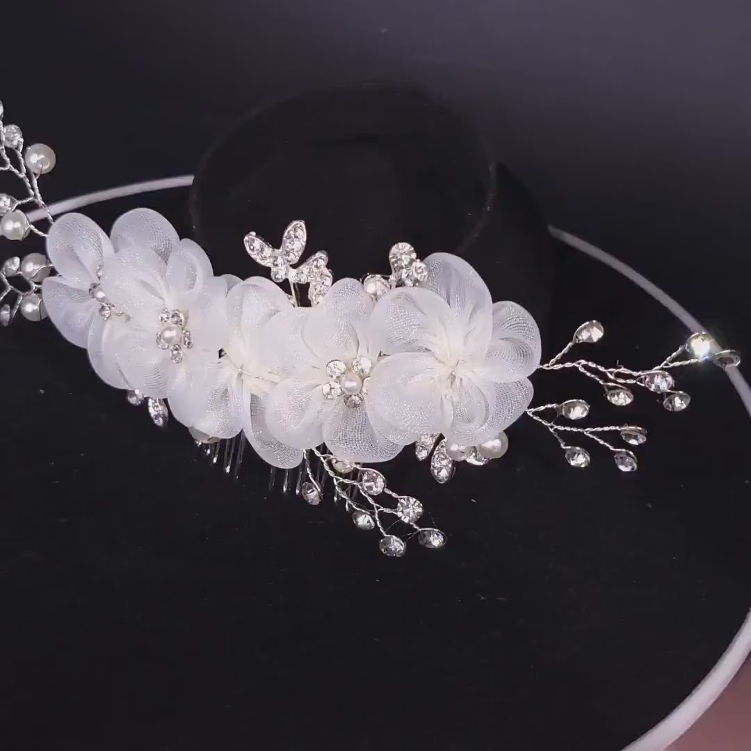 bridal hair accessories,bridal hair comb, wedding hair accessories,bridal pearl hair comb,ivory hair comb, wedding hair comb,decorative comb