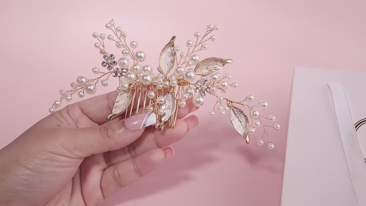 Wedding Hair comb pearl hair comb bridal hair comb wedding hair comb,wedding hair accessories,bridal hair pieces,decorative hair comb