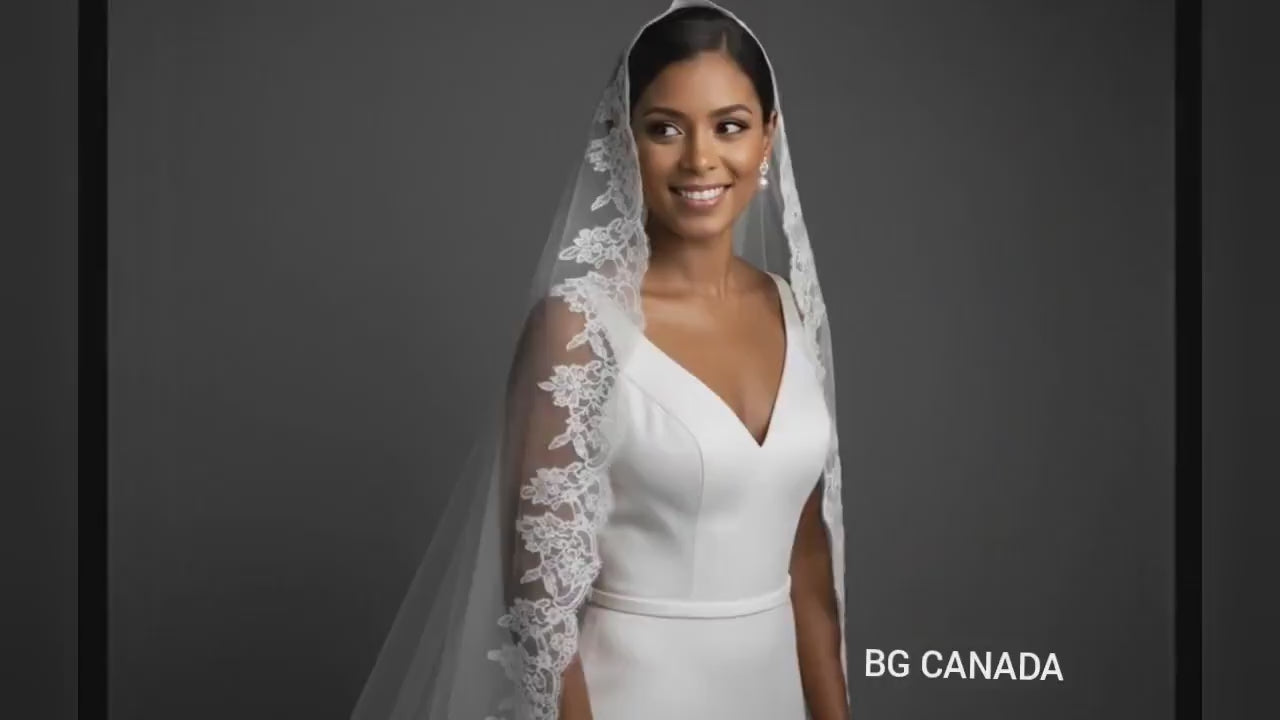 eyelashes lace veil mantilla veil with chantilly lace eyelash trim veil chantilly lace veil white chantilly lace