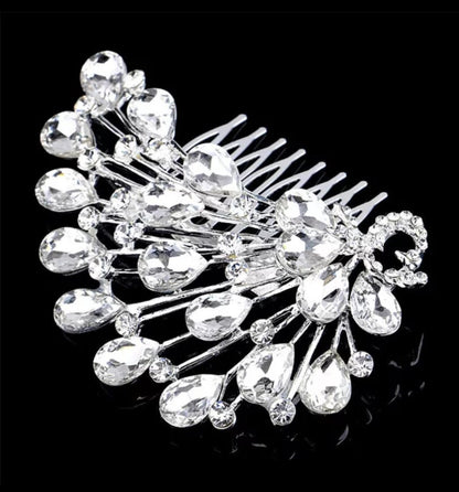 Clearance cheap bridal hair comb, peacock hair comb,bridesmaids comb, wedding hair accessories, bridal hair accessories