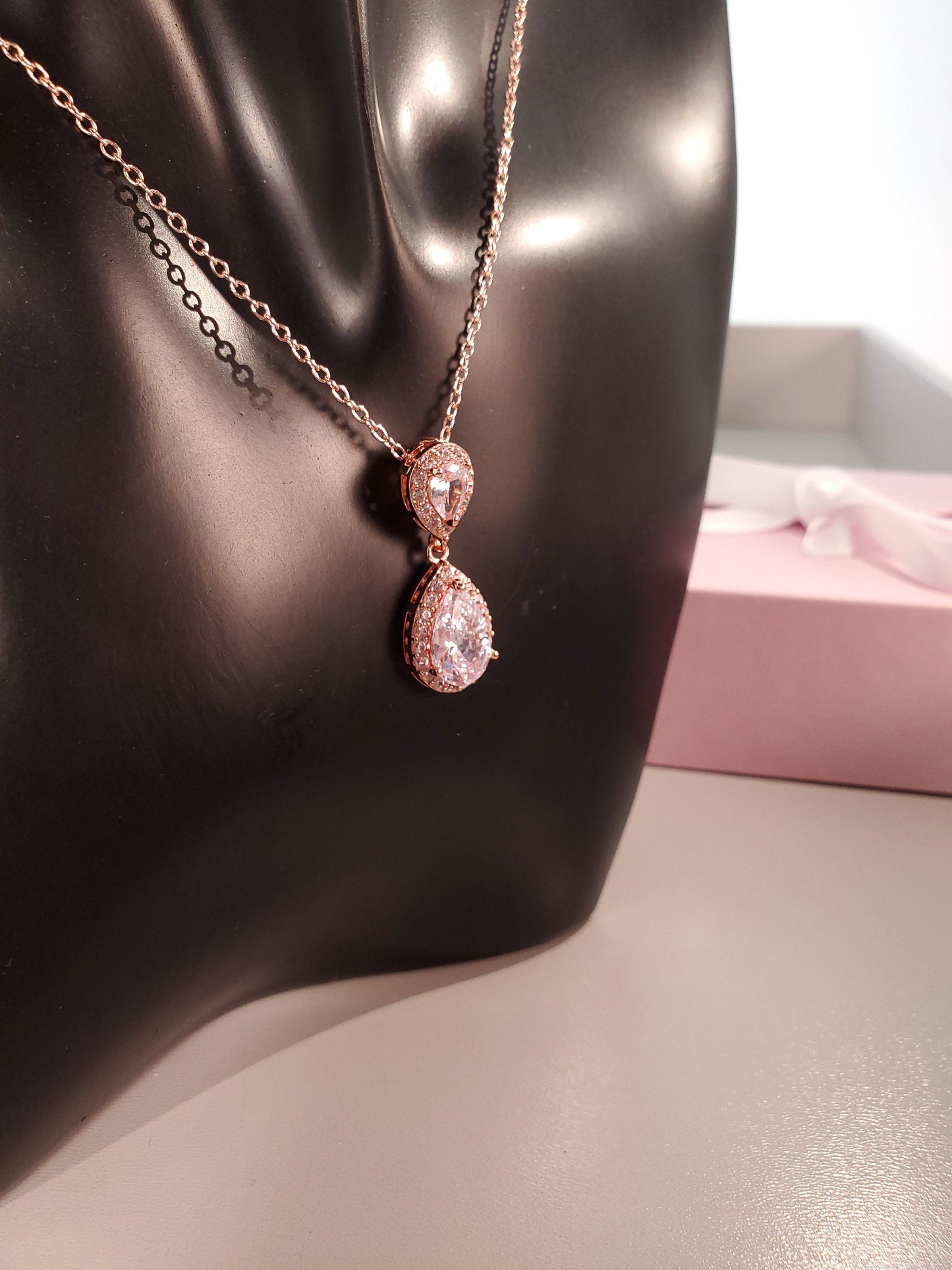 Wedding Earrings Personalized Bridesmaids gift jewelry set rose gold bridesmaid proposal earring bridal party maid of honorjewelry gift her