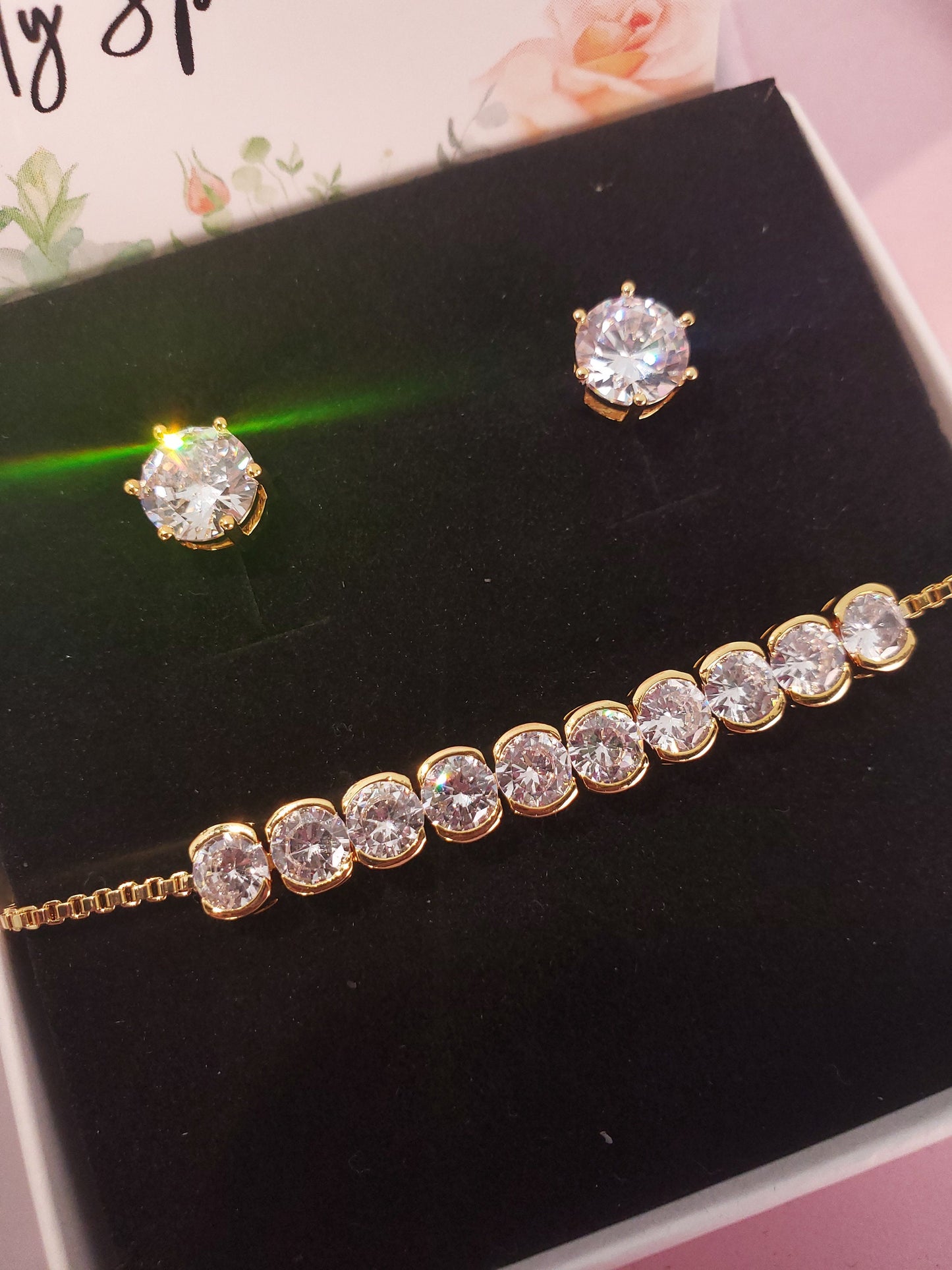Bridesmaid Earring gift set bridesmaid proposal gift maid of honor gift silver jewelry gift set gold bridal party gift bridal jewelry set