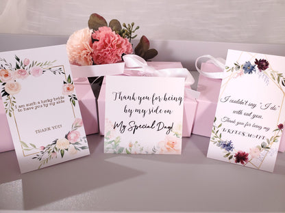 Wedding Earrings Personalized Bridesmaids gift jewelry set rose gold bridesmaid proposal earring bridal party maid of honorjewelry gift her