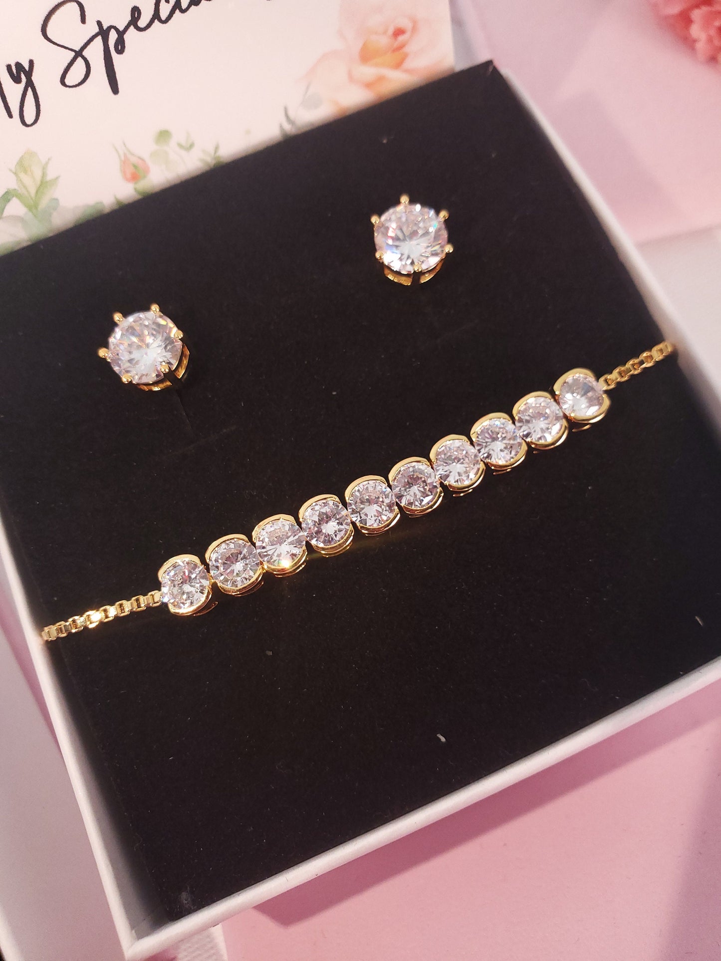 Bridesmaid Earring gift set bridesmaid proposal gift maid of honor gift silver jewelry gift set gold bridal party gift bridal jewelry set