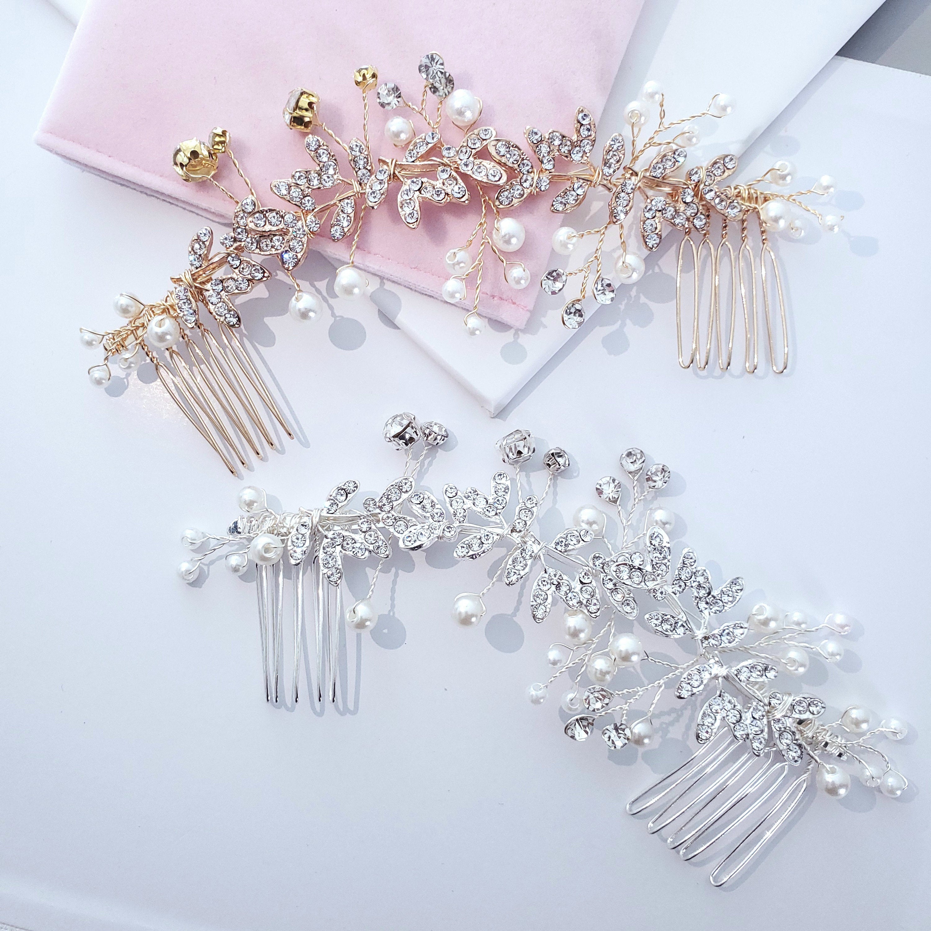 Silver wedding cheap hair accessories