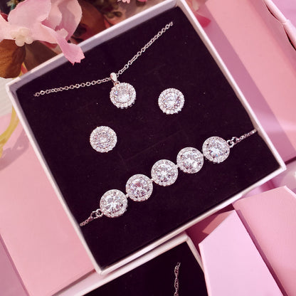Round bridal earrings minimalist bridesmaids gift bridesmaids jewelry