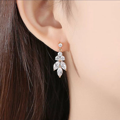 Bridesmaids proposal gift box bridal leaf earrings bridal party Gift bridesmaid proposal earrings will you be my bridesmaid bridal shower