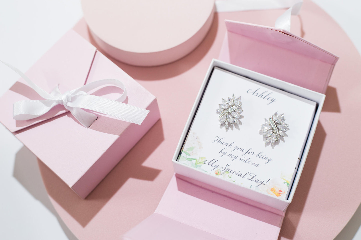Bridesmaid Proposal Box bridal earrings Bridesmaid Gift for Bridesmaid Box Items Bachelorette Party Wedding Favour hen's party Bridal Shower