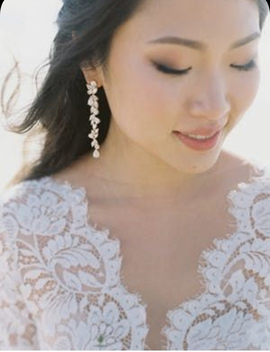 Dainty on sale bridal jewelry