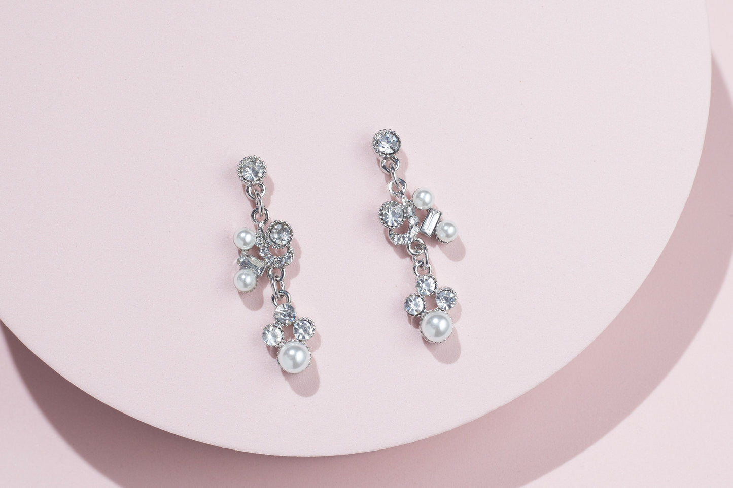 Bridal necklace set pearl silver bridal jewelry bridal necklace wedding jewelry wedding accessories wedding necklace set