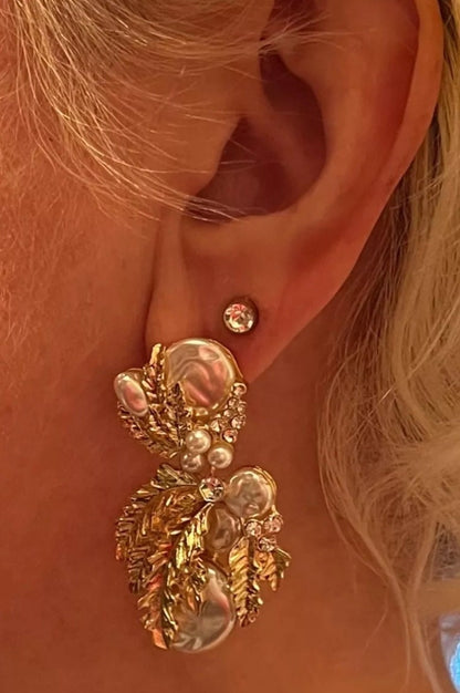 Pearl Wedding Earrings 2022 wedding earrings baroque trendy bridal earrings Statement Wedding Earrings bohemian wedding earrings