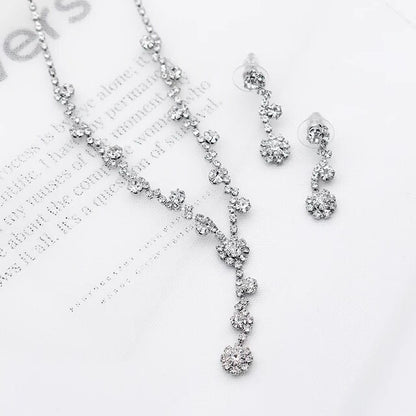 Prom necklace bridal Necklace Set prom necklace prom jewelry wedding jewelry set bridal necklace