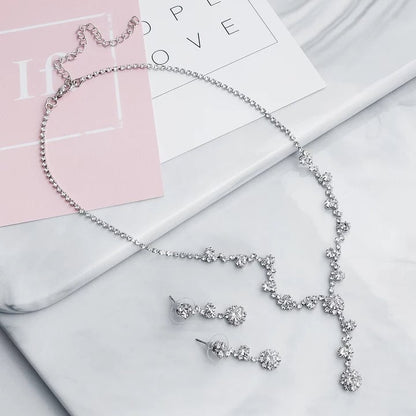 Prom necklace bridal Necklace Set prom necklace prom jewelry wedding jewelry set bridal necklace