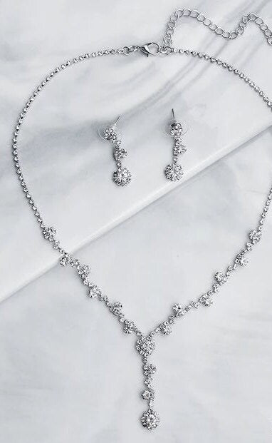 Prom necklace bridal Necklace Set prom necklace prom jewelry wedding jewelry set bridal necklace